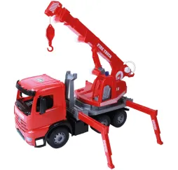 Lena Dźwig Straż Pożarna 70 cm – pojazd dla chłopców 3+