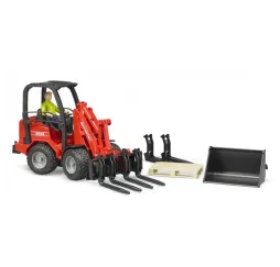 Bruder Ładowarka Schaffer Hoflader z figurką – pojazdy dla dzieci