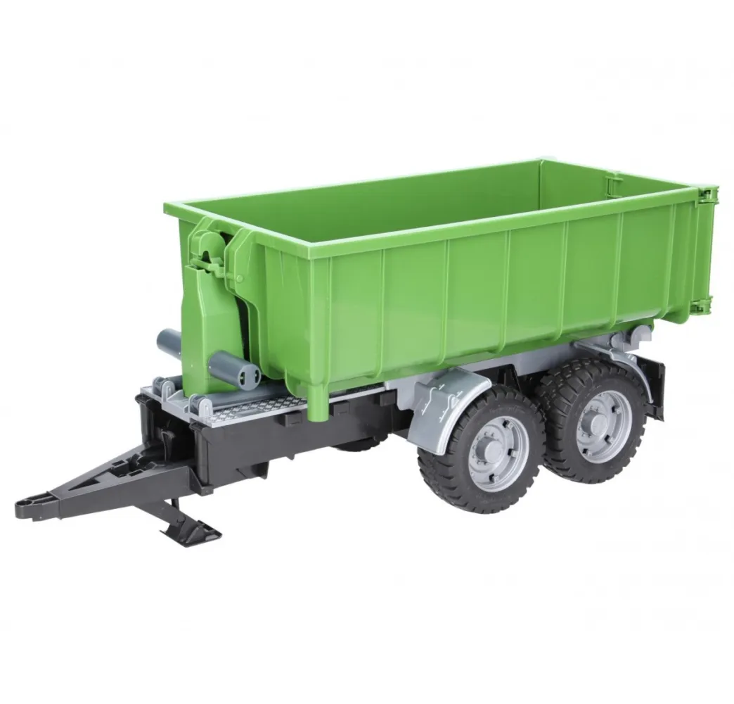 Bruder Przyczepa z kontenerem do traktorów – zabawka pojazd