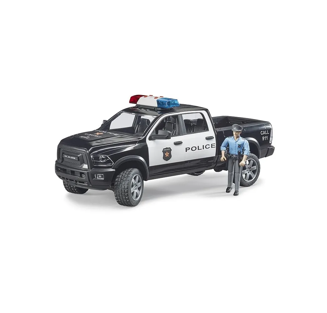Bruder Dodge RAM 2500 Policja z figurką – pojazd policyjny 4+