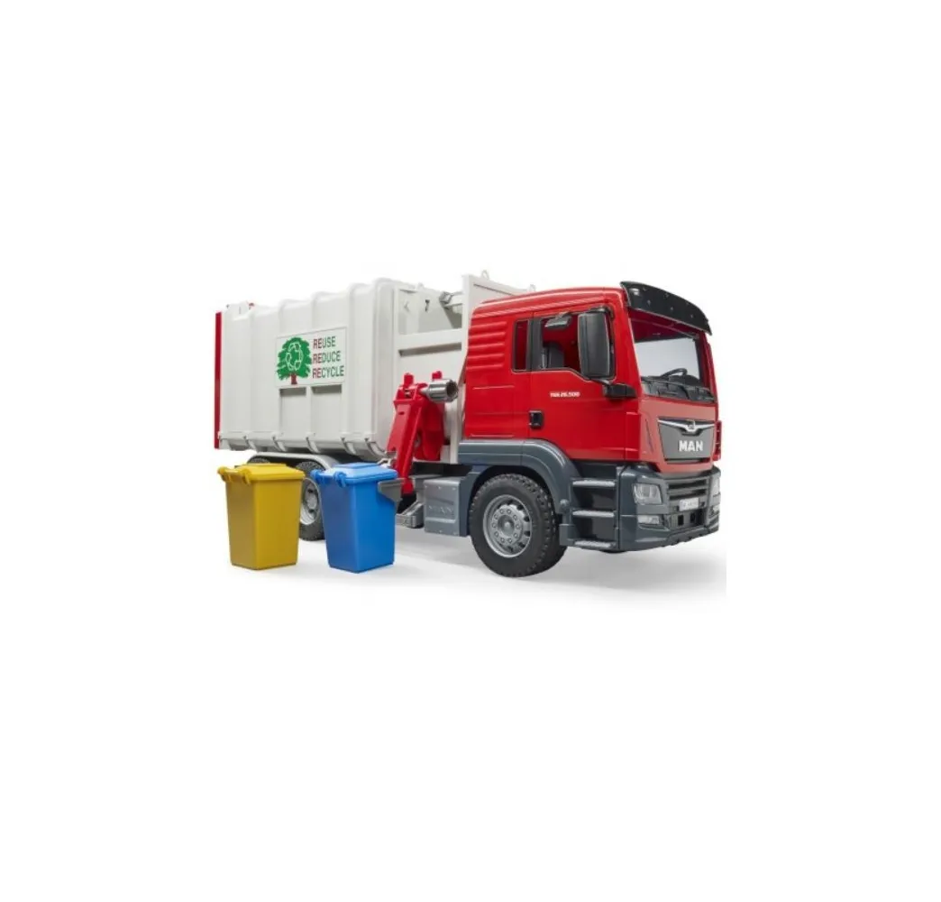 Bruder Pojazd Śmieciarka z bocznym załadunkiem – pojazdy dla dzieci