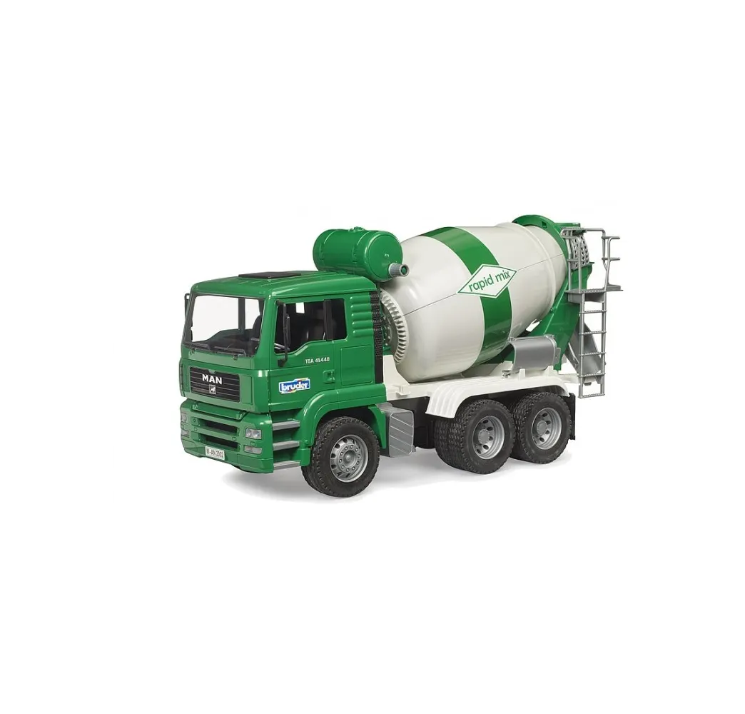 Bruder Betoniarka MAN TGA biało-zielona pojazd budowlany 3+