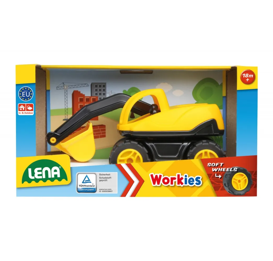 Lena Koparka Workies – wytrzymała zabawka pojazd dla chłopców