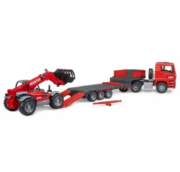 Bruder Ciężarówka MAN TGA z ładowarką – pojazdy dla dzieci
