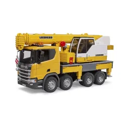 Bruder Scania Super 560R ciężarówka z dźwigiem – pojazdy 4+
