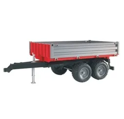 Bruder Przyczepa wywrotka srebrna – pojazd rolniczy 3+