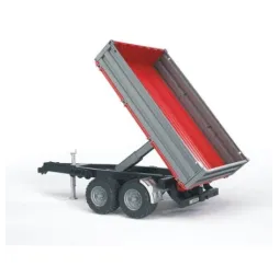 Bruder Przyczepa wywrotka srebrna – pojazd rolniczy 3+