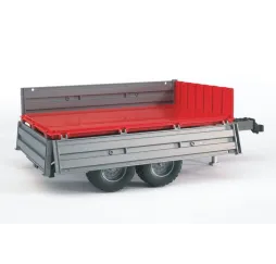 Bruder Przyczepa wywrotka srebrna – pojazd rolniczy 3+