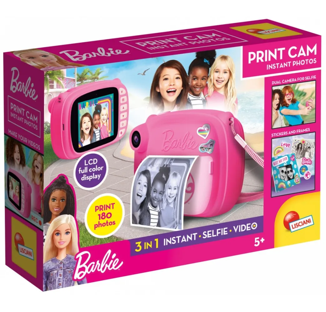 Aparat do zdjęć Barbie Lisciani dla dziewczynek 5+