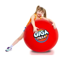 Epee Giga Piłka czerwona zabawka sportowa dla dzieci 6+