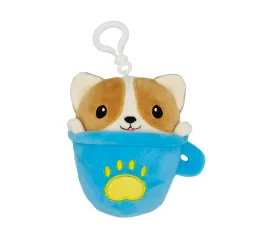 Stnux Brelok pluszowy kubek zwierzątko – maskotki 9 szt. display
