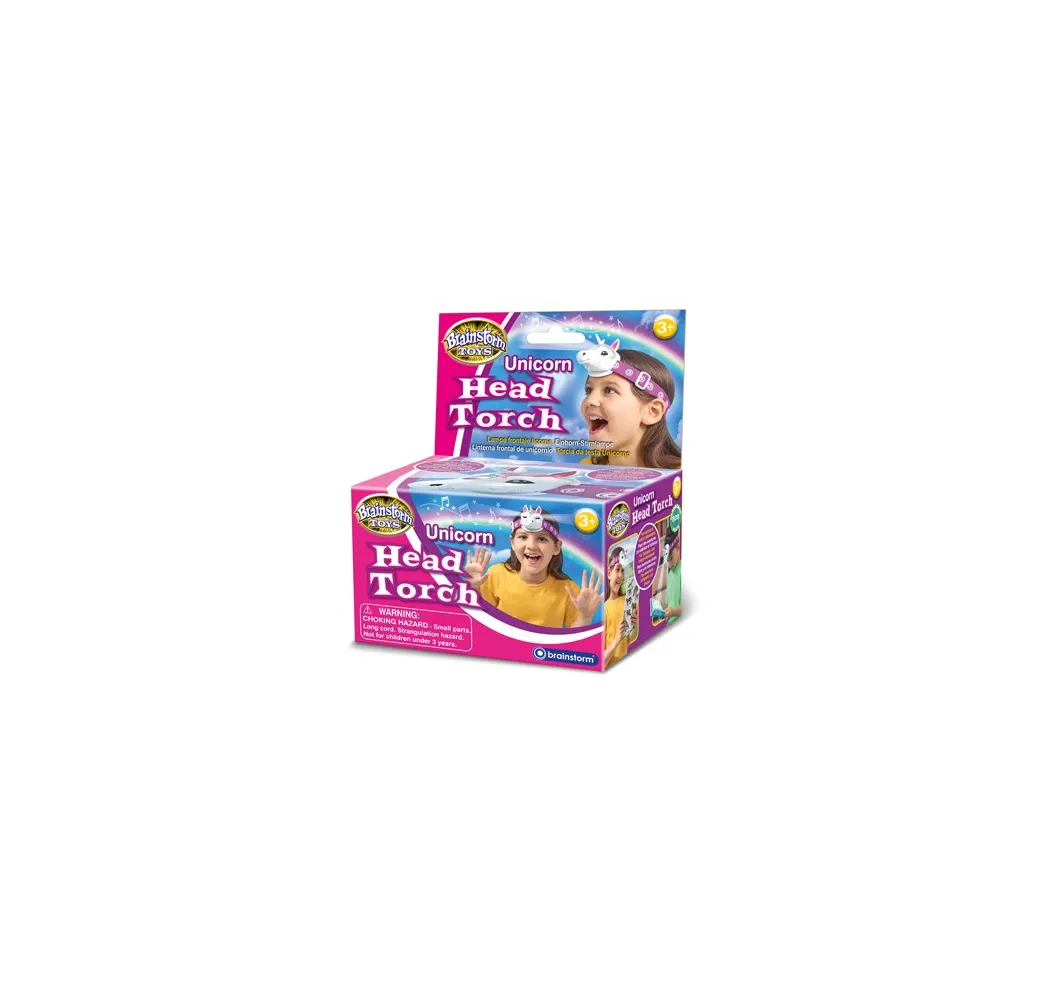 Latarka czołowa Jednorożec Brainstorm dla dzieci MG DYSTRYBUCJA