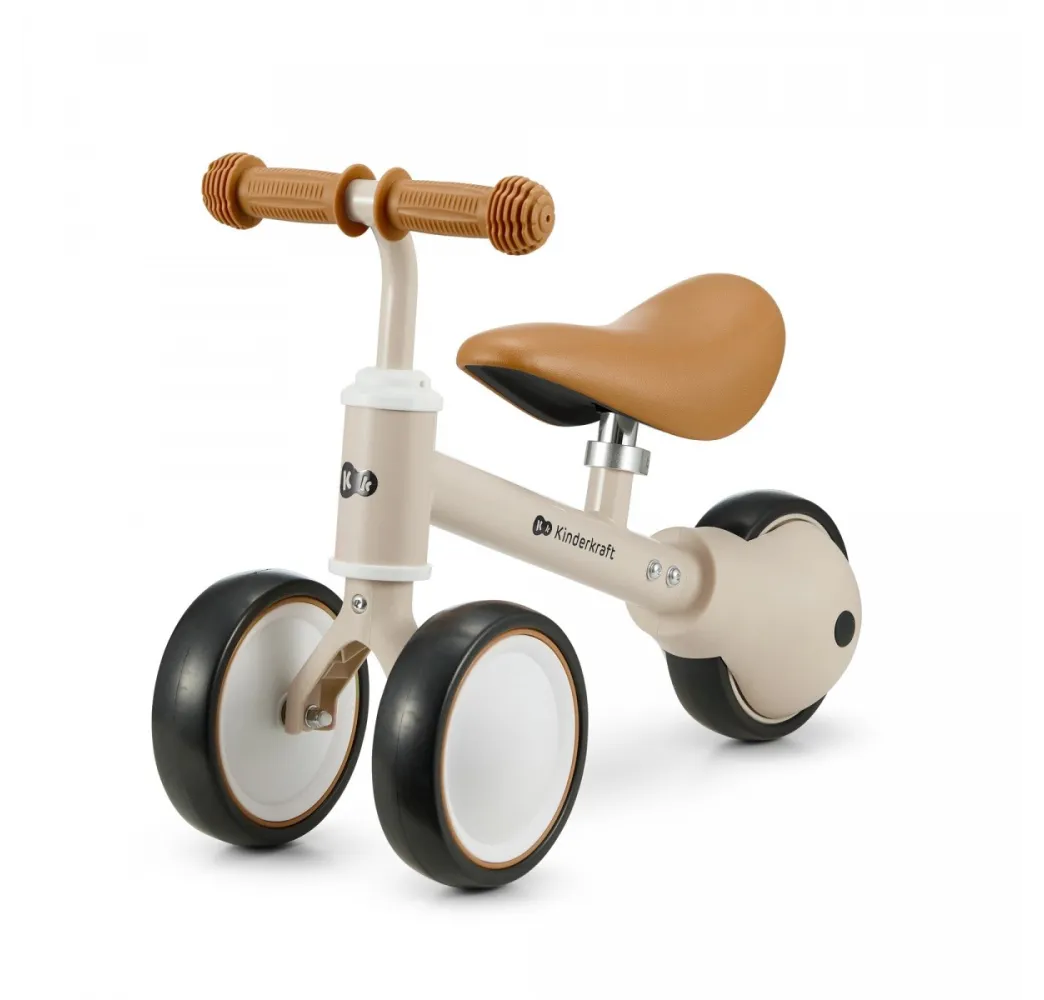 Kinderkraft CUTIE LIGHT BEIGE rowerek trójkołowy dla maluchów
