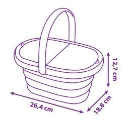 Smoby Koszyk piknikowy Stitch zabawka ogrodowa 3+