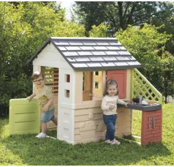 Smoby Domek Nature z kuchnią – domek ogrodowy dla dzieci