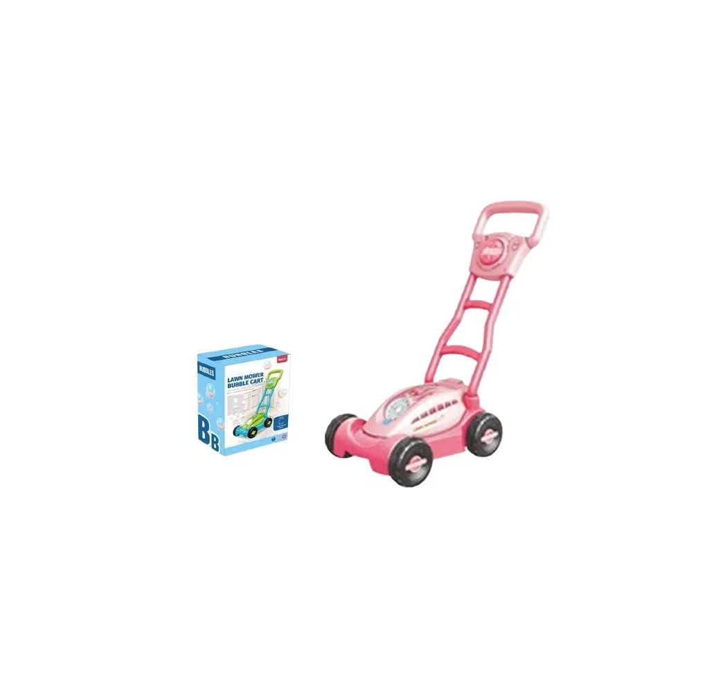 Madej Kosiarka na bańki różowa – zabawka ogrodowa 3+