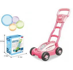 Madej Kosiarka na bańki różowa – zabawka ogrodowa 3+