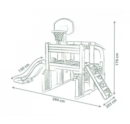 Smoby Centrum zabaw ogrodowe dla dzieci 2+ – bezpieczna zabawa