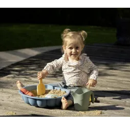 Smoby Piaskownica Life z akcesoriami – zabawki ogrodowe dla maluchów