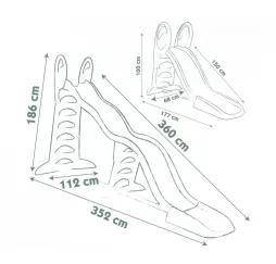Smoby Zjeżdżalnia Megagliss 2 w 1 – zabawka ogrodowa dla dzieci