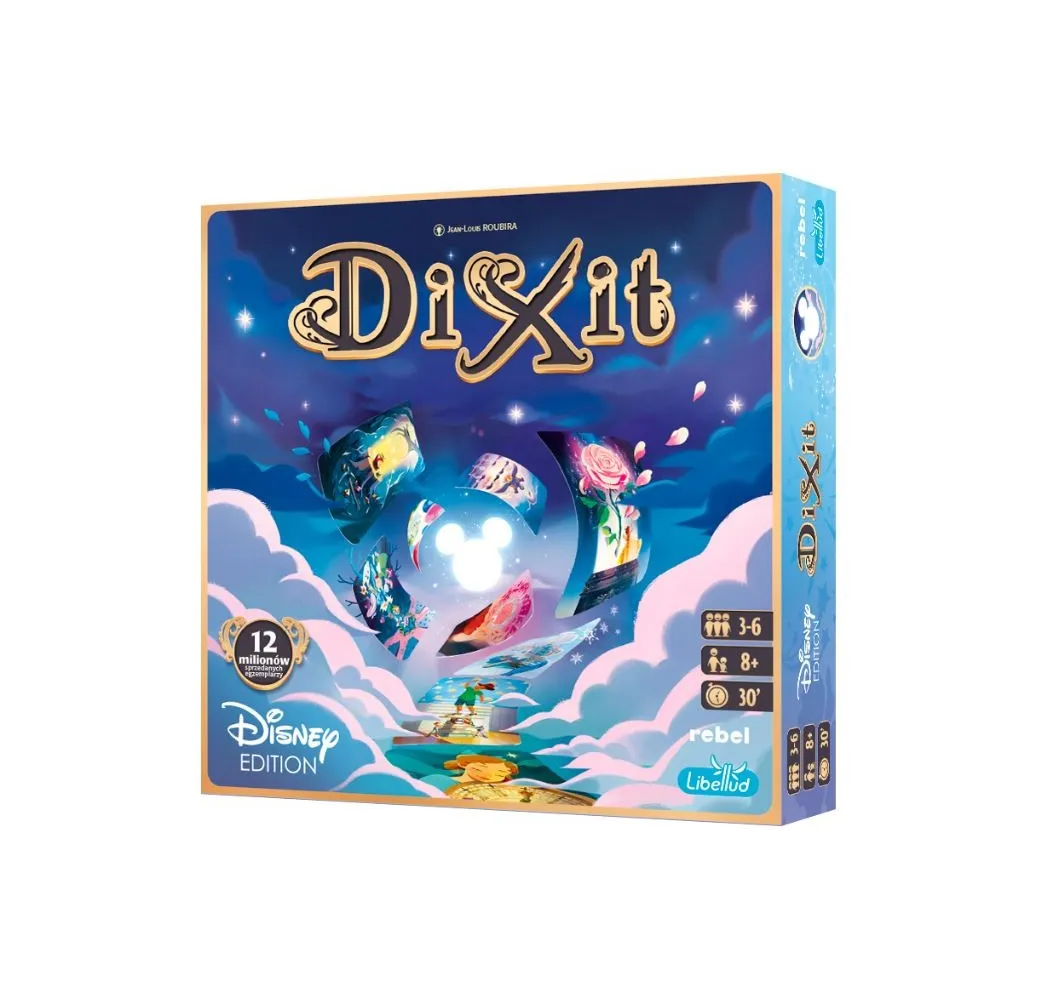 Dixit Disney gra planszowa rodzinne skojarzenia Rebel 8+