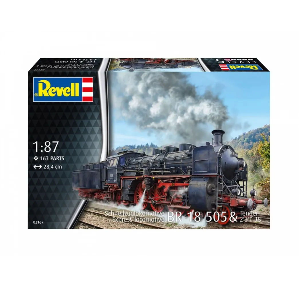 Lokomotywa Express BR18 model plastikowy 1:87 Revell