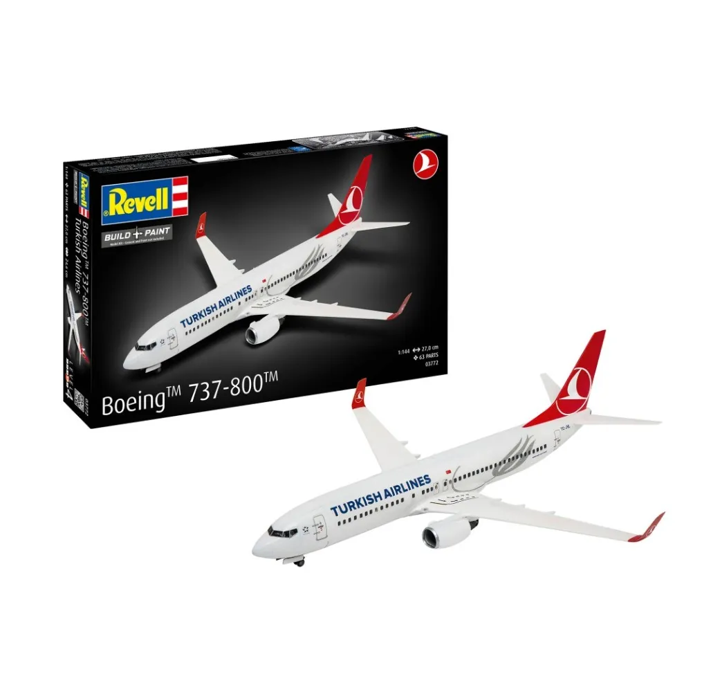 Boeing 737-800 Turkish Airlines model plastikowy Revell 1/144