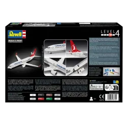 Boeing 737-800 Turkish Airlines model plastikowy Revell 1/144
