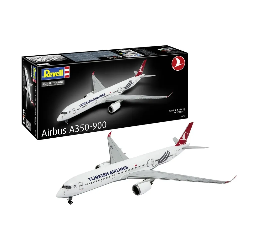 Airbus A350-900 Turkish Airlines model plastikowy Revell 1/144