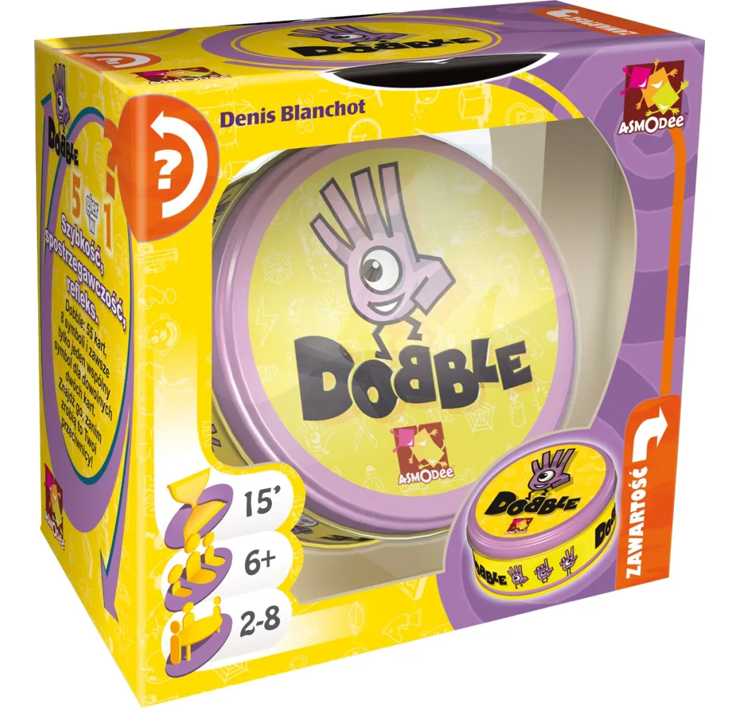 Rebel Gra Dobble – gra karciana rodzinna dla dzieci 6+