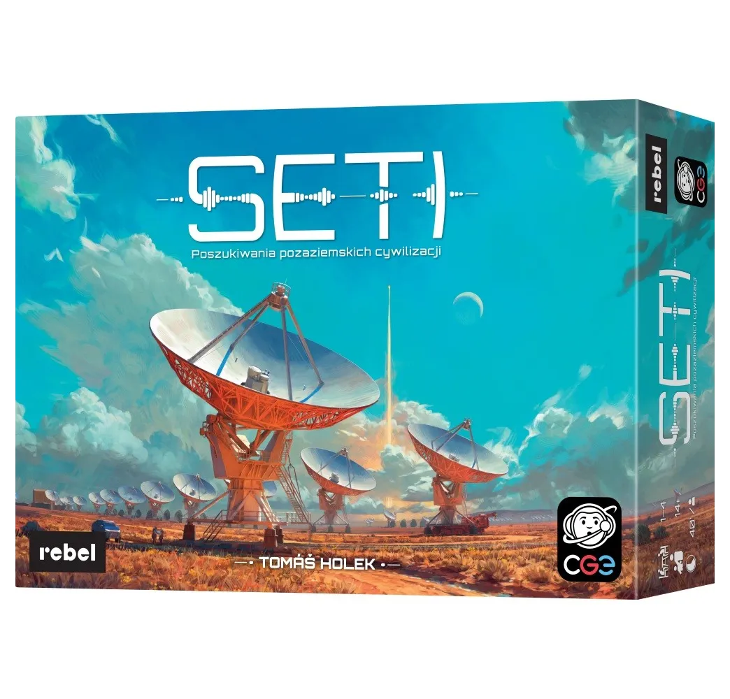 SETI: Poszukiwania pozaziemskich cywilizacji – gra planszowa Rebel