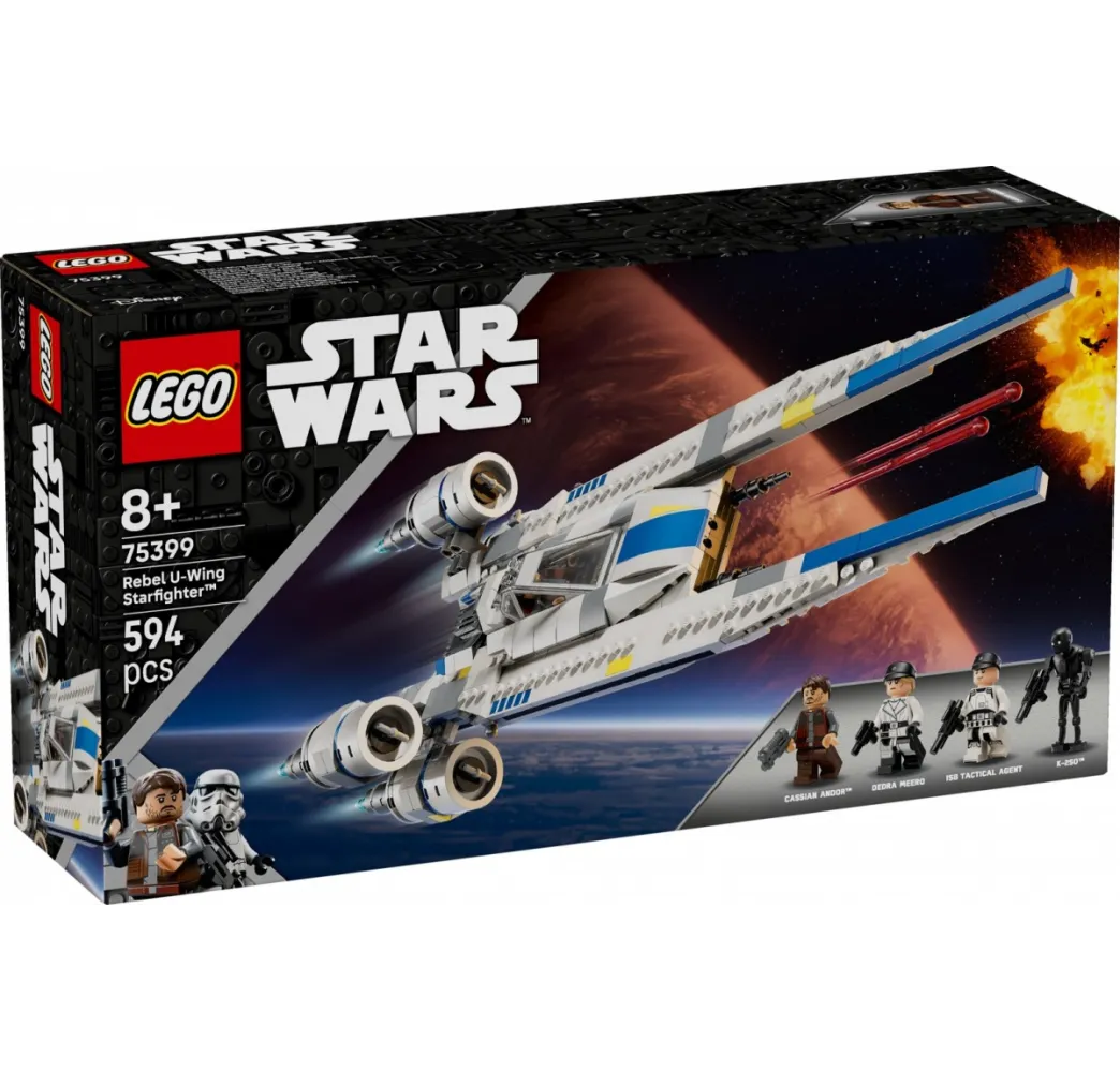 LEGO Star Wars Myśliwiec U-Wing Rebelii – klocki konstrukcyjne