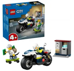 LEGO City Pościg na motocyklu – klocki konstrukcyjne dla dzieci
