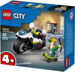 LEGO City Pościg na motocyklu – klocki konstrukcyjne dla dzieci