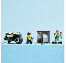 LEGO City Pościg na motocyklu – klocki konstrukcyjne dla dzieci