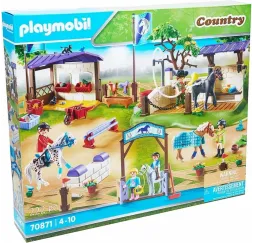 Playmobil Zestaw figurek Country 70871 Turniej jeździecki z myjnią dla koni
