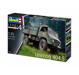 Revell Unimog 404 S model plastikowy 1:35 – modelarstwo