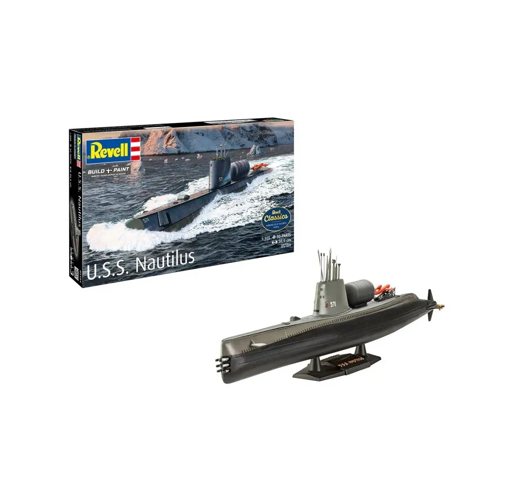 Revell U.S.S. Nautilus model plastikowy statek 1:305