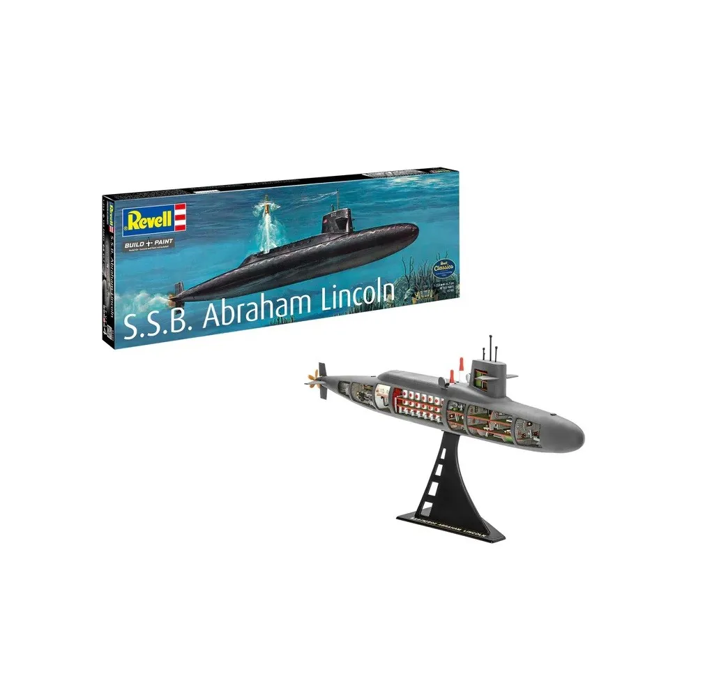 S.S.B. Abraham Lincoln model plastikowy – statek Revell 1:253