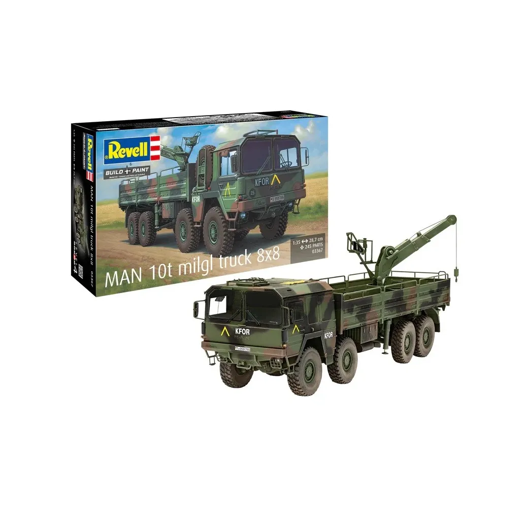 Ciężarówka Man 10T Milgl model plastikowy 1:35 Revell