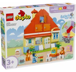 Bluey Dom rodzinny z grą pamięciową – klocki LEGO DUPLO 3+
