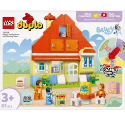 Bluey Dom rodzinny z grą pamięciową – klocki LEGO DUPLO 3+