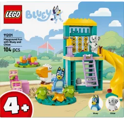 Bluey Blue i Łatka na placu zabaw – klocki konstrukcyjne LEGO