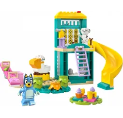 Bluey Blue i Łatka na placu zabaw – klocki konstrukcyjne LEGO