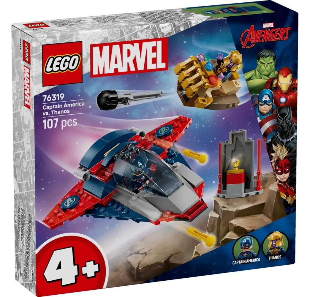 Kapitan Ameryka kontra Thanos – LEGO Marvel klocki konstrukcyjne