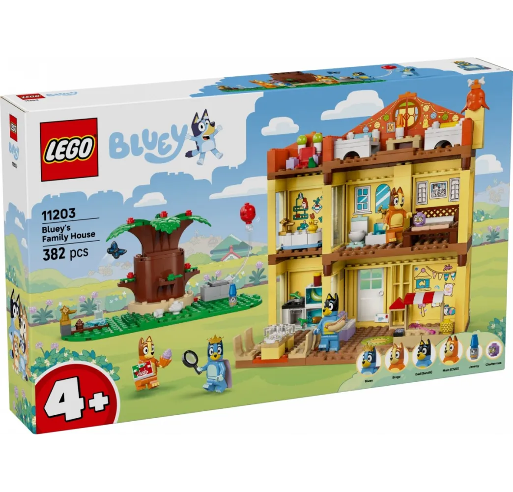 LEGO Bluey Dom rodzinny – klocki konstrukcyjne dla dzieci 4+