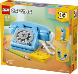 LEGO Creator Telefon retro – klocki konstrukcyjne dla dzieci 8+