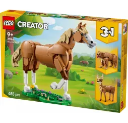 LEGO Creator Piękny koń – klocki konstrukcyjne dla dzieci 9+
