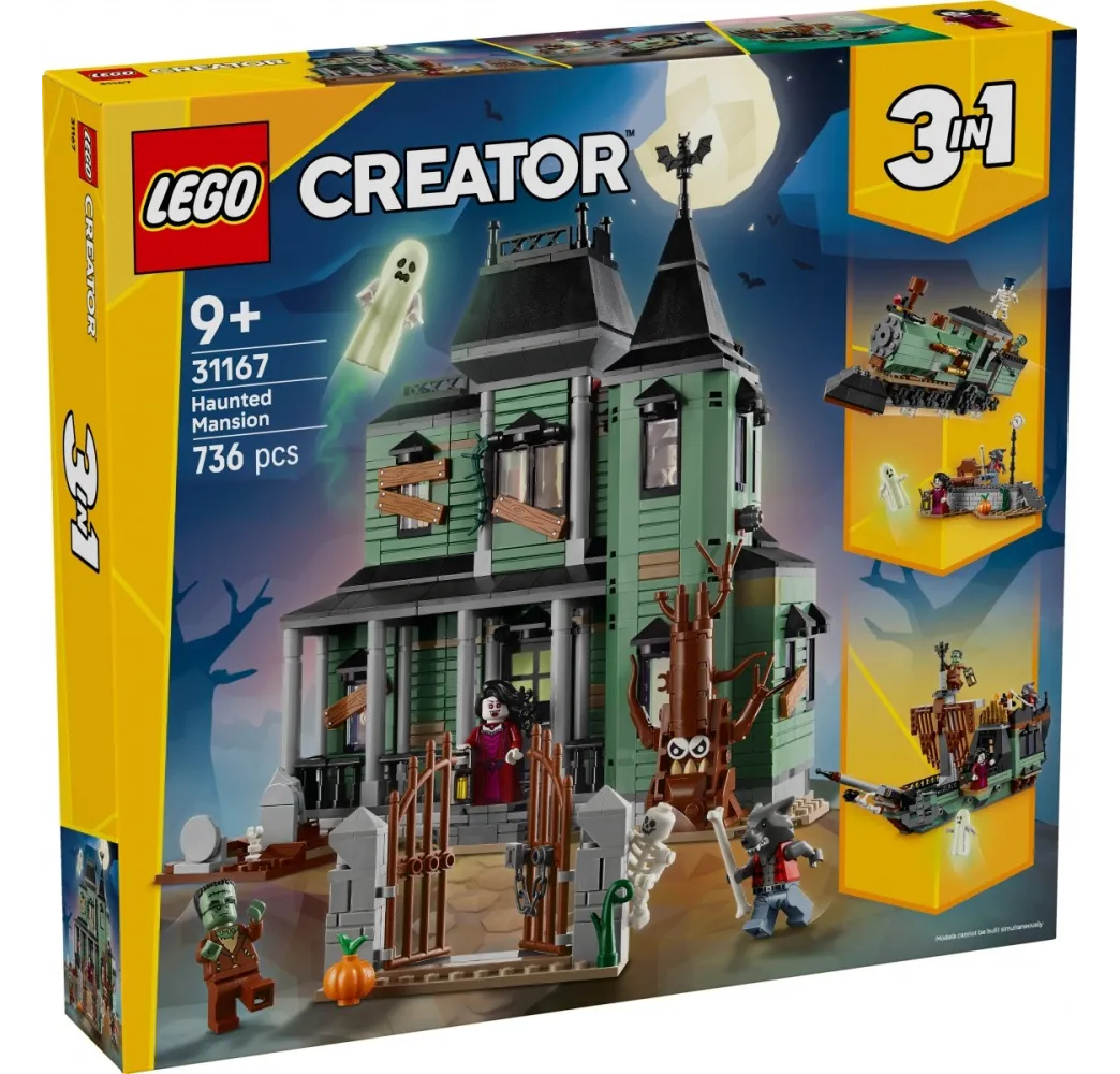 LEGO Creator Nawiedzona rezydencja – klocki konstrukcyjne 9+