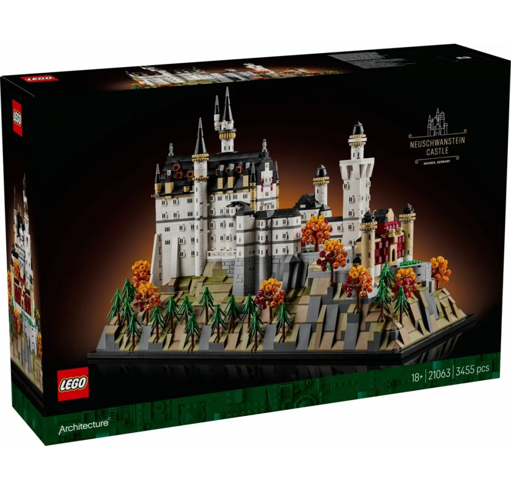 LEGO Architecture Zamek Neuschwanstein – klocki konstrukcyjne